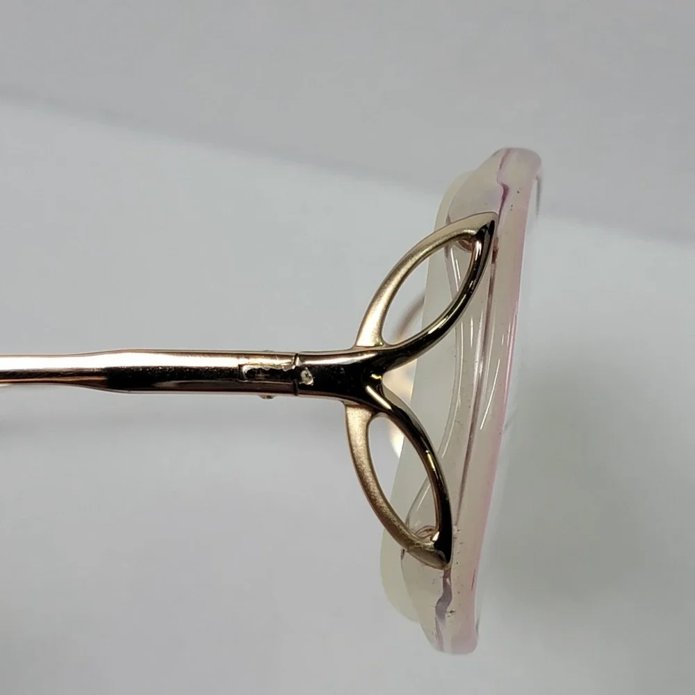 VTG BerDel Sferoflex RITA Cristallav Eyeglasses Frame Italy 1/25 Gold Filled